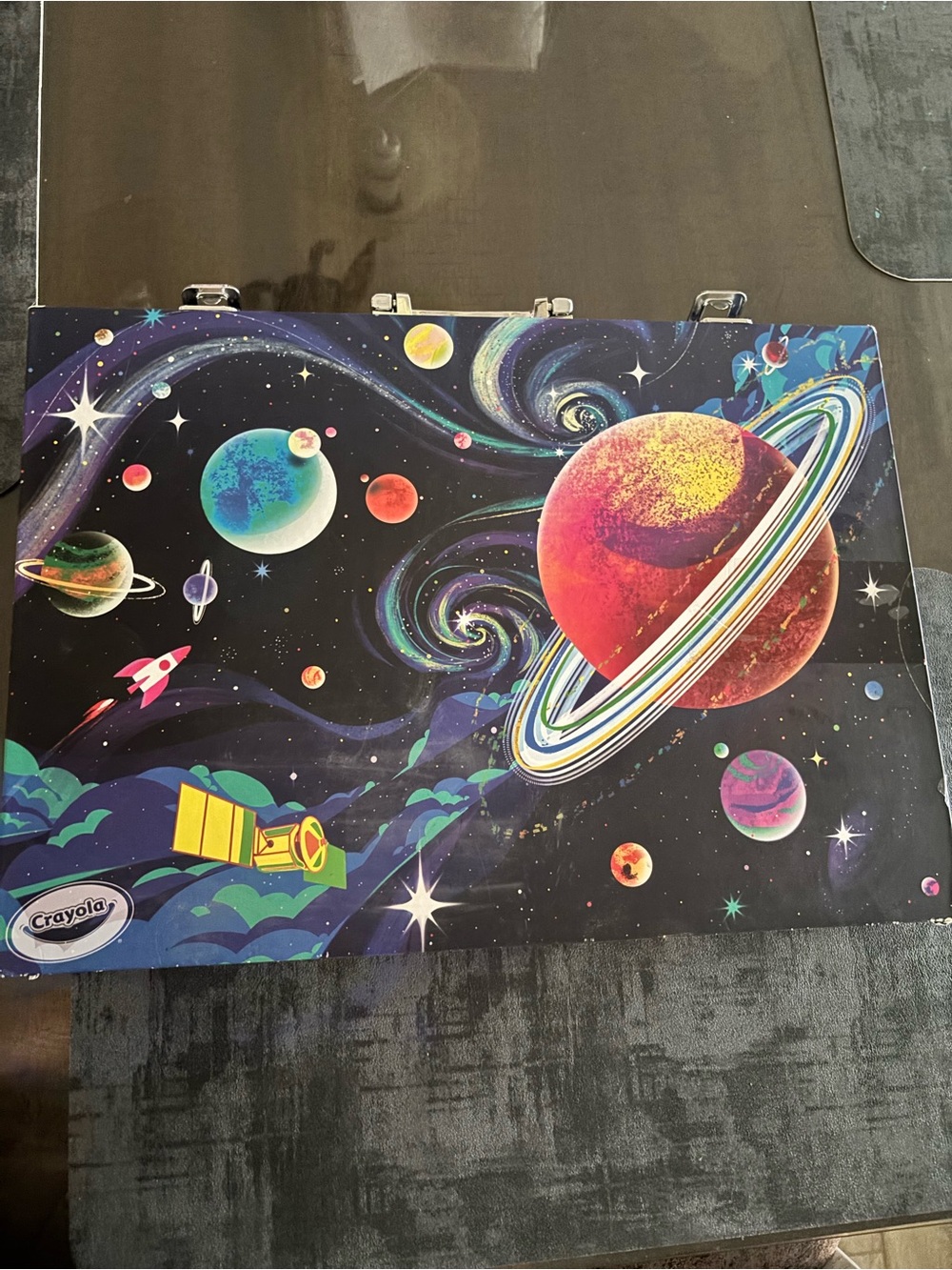 Crayola Space Party Favor Kit - Black, Purple, Blue, Green, Pink, Yellow